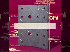 AZ450045000024 WG9761450119 WG9761450175 WG9761450185 FOR howo T7H T5H C7H A7 MCX16  ALEX PARTS Brake pad